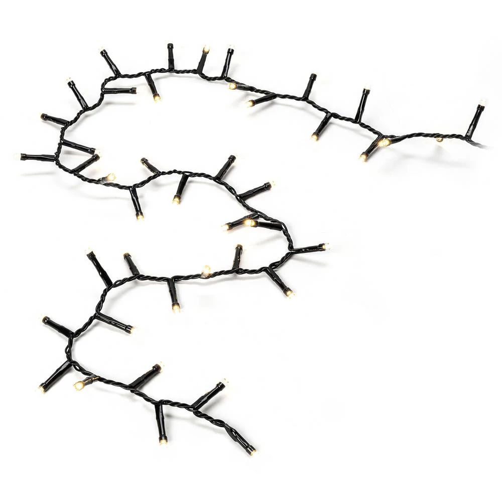 Konstsmide 3867-100 sustav svjetlosnog lanca  vani Energetska učinkovitost 2021: E (A - G) strujni pogon Broj žarulja 400 LED toplo bijela Osvjetljena duljina: 8.78 m slika