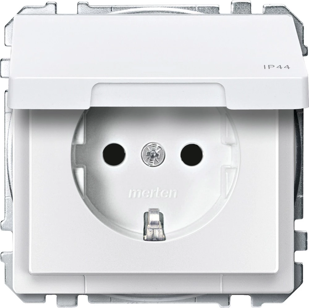 Ugradbena utičnica Dječja zaštita IP20 Polarno bijela Schneider Electric MEG2314-4019 slika