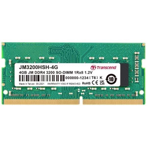 Transcend JM3200HSH-4G memorijski modul prijenosnog računala  4 GB 1 x 4 GB DDR4-RAM 3200 MHz CL22 slika