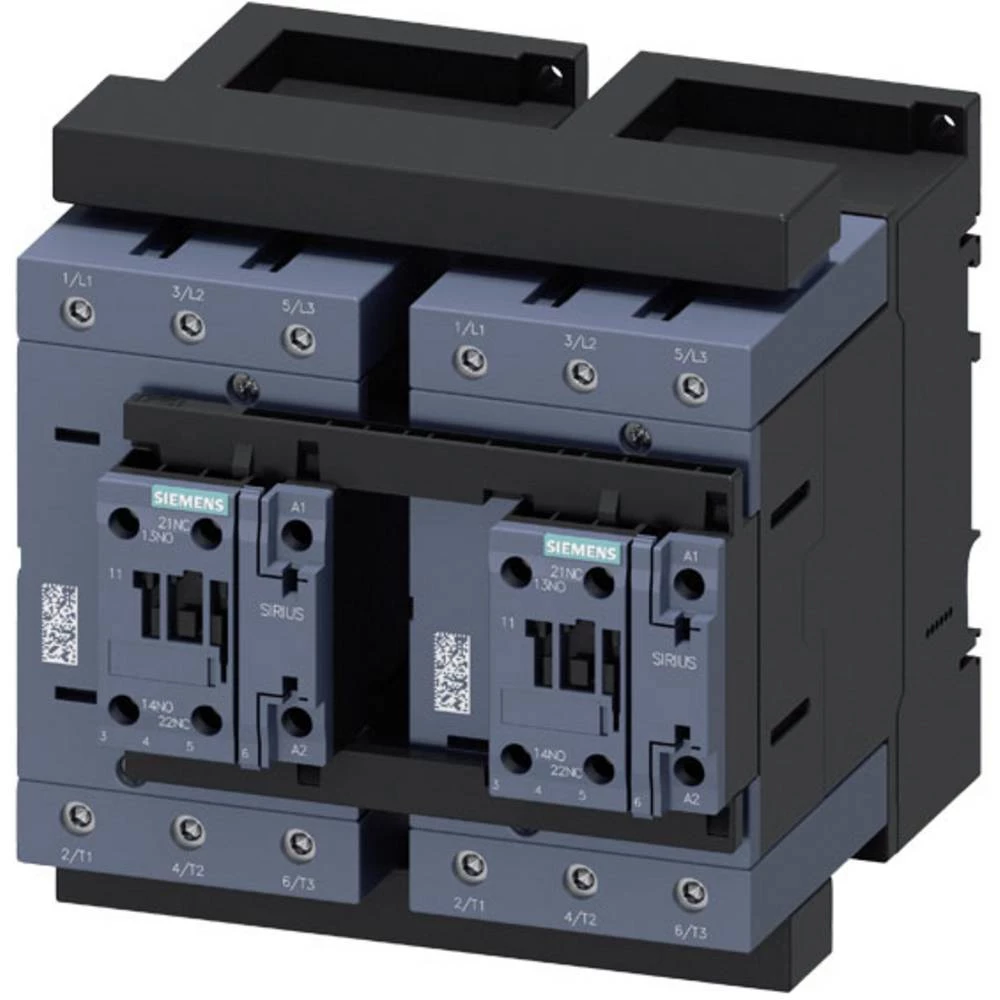 Siemens 3RA2345-8XB30-1NB3 kombinacija kontaktora unazad  3 zatvarač 55 kW 1000 V/AC 77 A s varistorom   1 St. slika