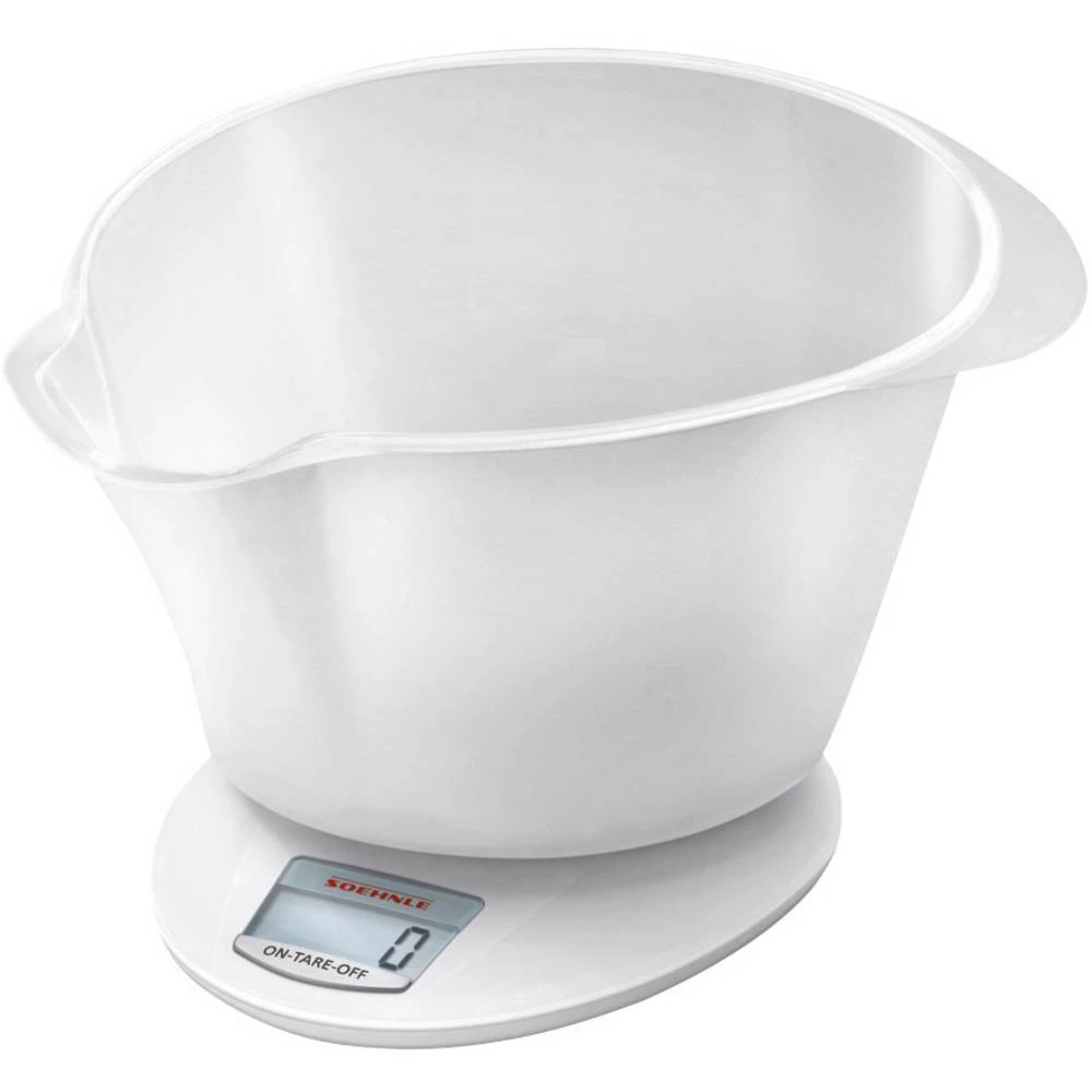 Soehnle KWD Roma Plus Digitalna kuhinjska vaga Digitalna, Sa mjernom šalicom Bijela slika