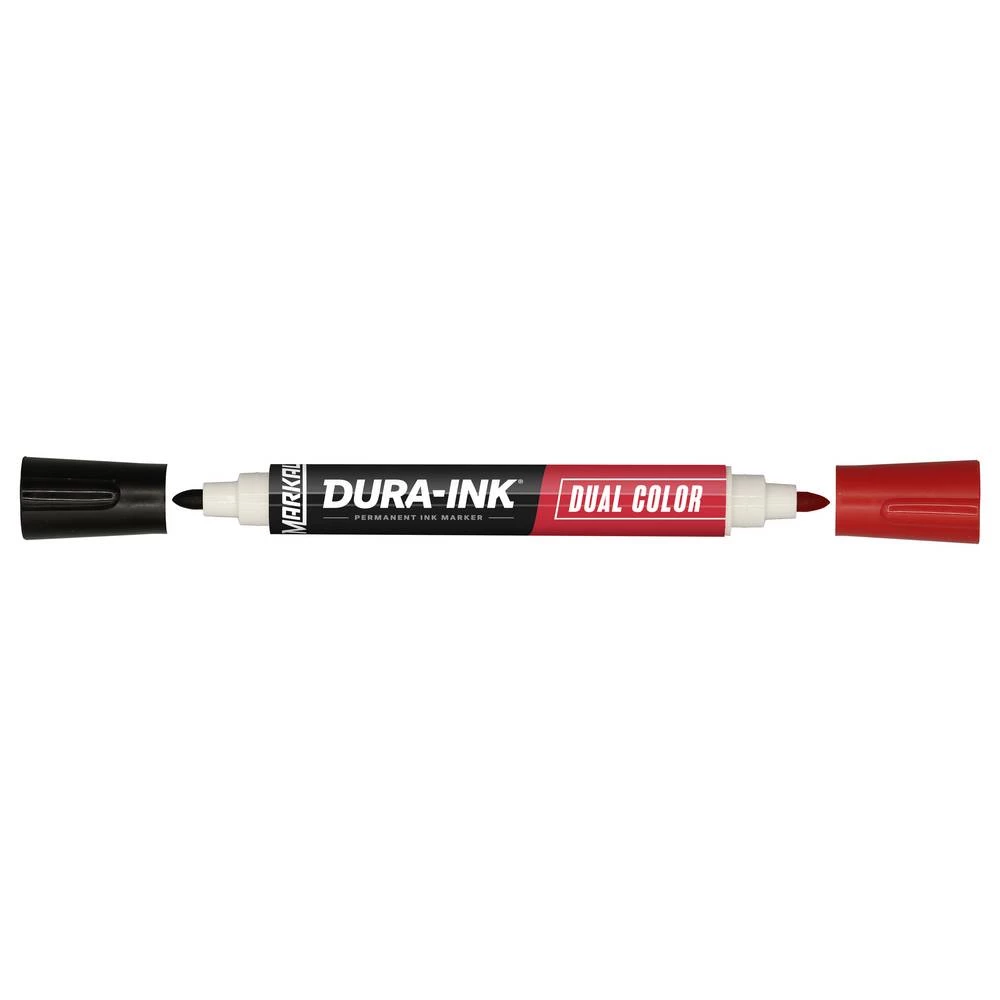 Markal DURA-INK DUAL COLOR 96330 trajni marker crvena, crna vodootporno: da slika