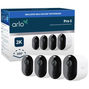 ARLO Pro 5 Spotlight Security Camera with 4x Camera Kit VMC4460P-100EUS WLAN ip-set sigurnosne kamere sa 4 kamere 2688 x 1520 piksel slika