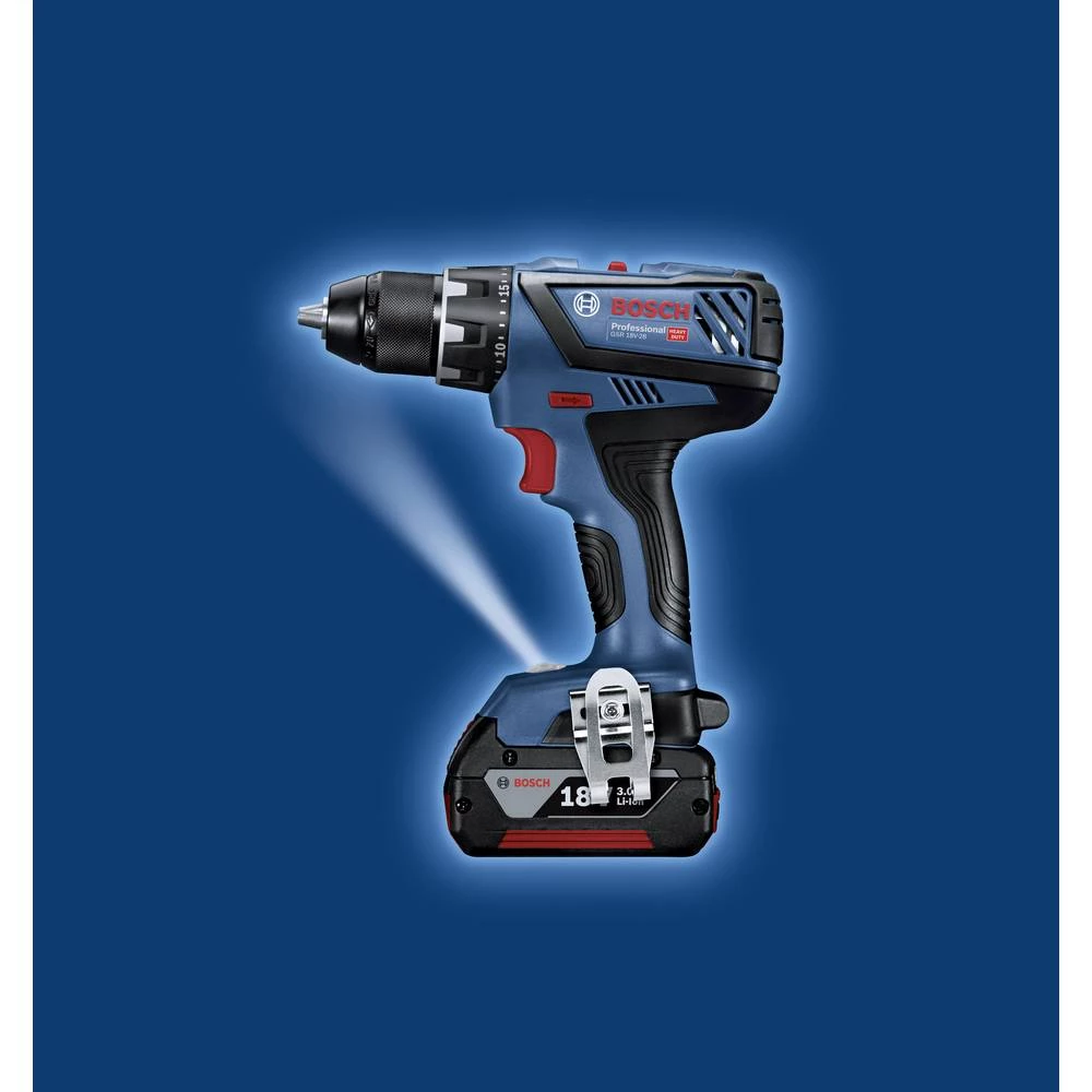 Bosch Professional GSR 18V-28 Akumulatorska bušilica 18 V 2.0 Ah Li-Ion Uklj. kofer, Uklj. 2 akumulatora slika