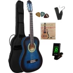 Klasična gitara-komplet MSA Musikinstrumente C9 Set Clip 3/4 Plava boja Uklj. torbu