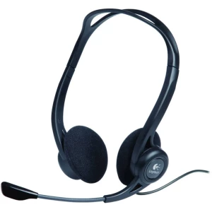 PC naglavne slušalice sa mikrofonom USB Stereo Logitech PC 960 Na ušima Crna slika
