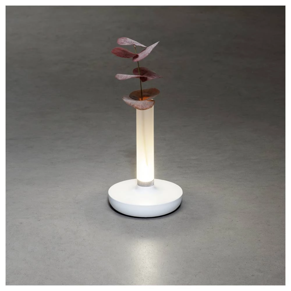 Konstsmide 7827-253 Biarritz LED akumulatorska stolna lampa bijela slika