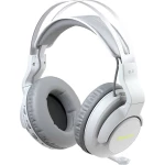 Roccat ELO igraće naglavne slušalice sa mikrofonom USB, Bluetooth bežične, stereo preko ušiju bijela