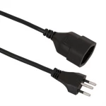 Value struja priključni kabel [1x T12 utikač - 1x T13 utičnica] 10 m crna