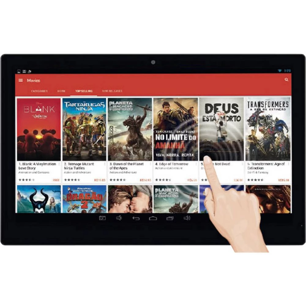 Digitalni okvir za fotografije 39.6 cm 15.6 " Braun Germany DigiFrame 1920 x 1080 piksel 8 GB Crna slika