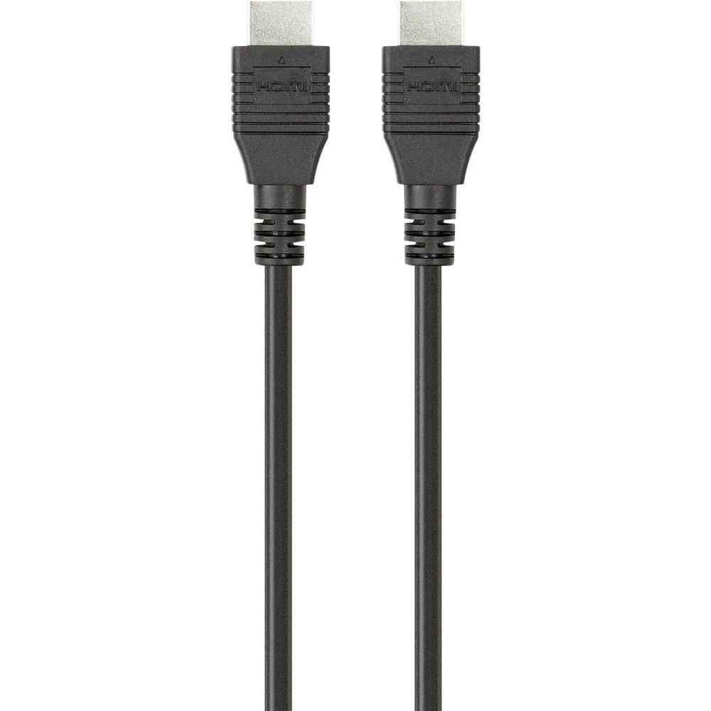 Belkin HDMI Priključni kabel [1x Muški konektor HDMI - 1x Muški konektor HDMI] 5 m Crna slika
