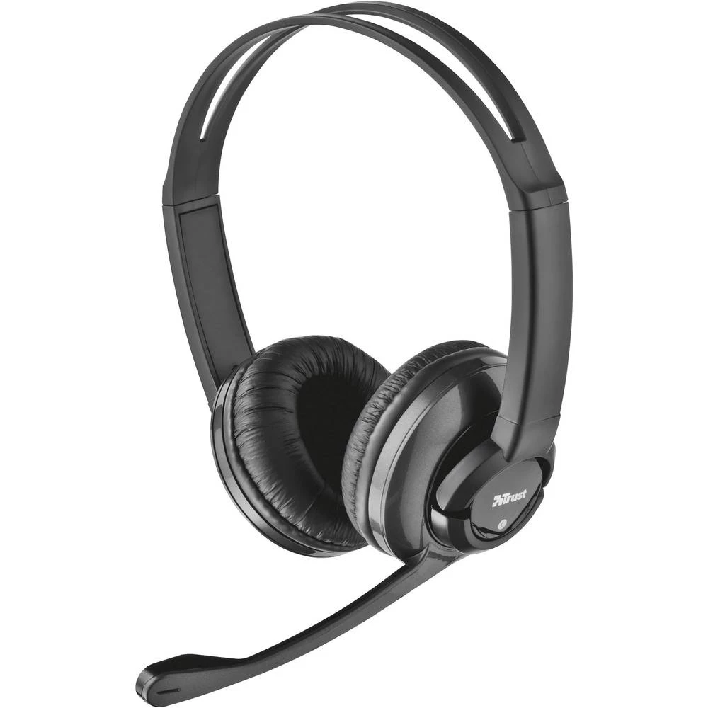 PC naglavne slušalice sa mikrofonom 3,5 mm priključak Sa vrpcom Trust Zaia Na ušima Crna slika