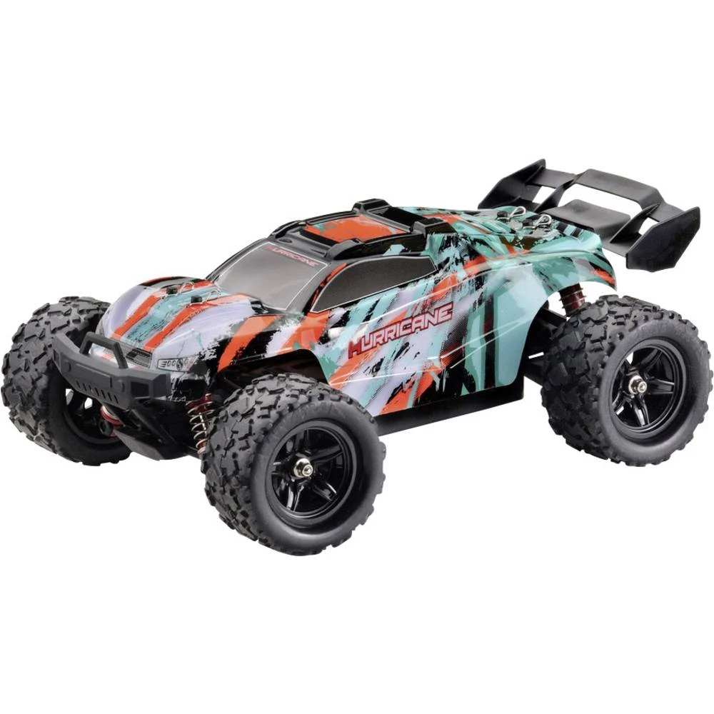 Absima Hurricane S četkama 1:18 RC model automobila Električni Truggy 4WD RtR 2,4 GHz Uklj. baterija i kabel za punjenje slika