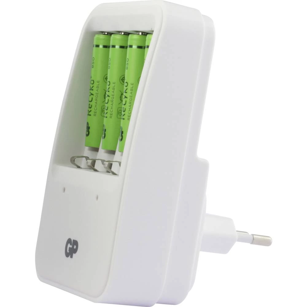 Punjač okruglih stanica Nikalj-metal-hidridni Uklj. akumulator GP Batteries PB420 Micro (AAA), Mignon (AA) slika