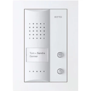 Ritto by Schneider 1732220 Video-portafon Ritto 1732220 okvir UP srebrni Srebrna slika