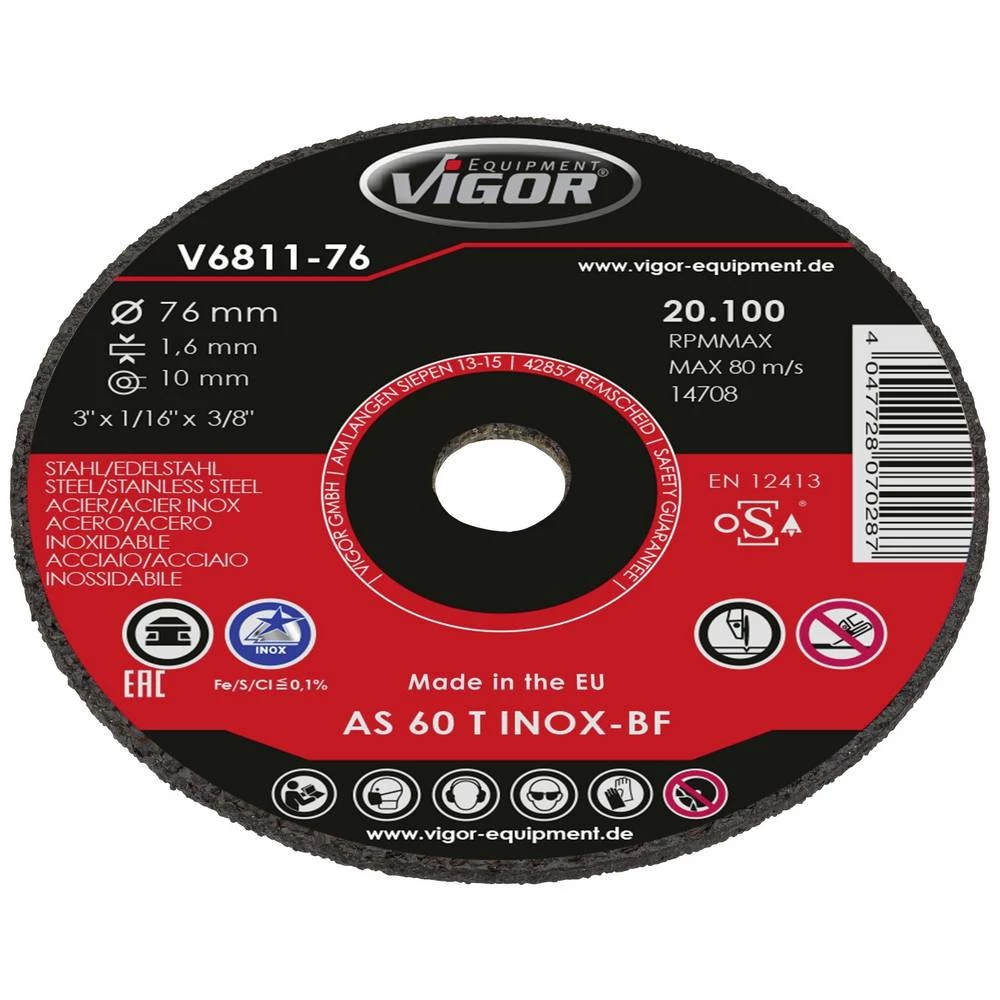 Vigor V6811-76 V6811-76 set reznih ploča  76 mm  1 St. slika