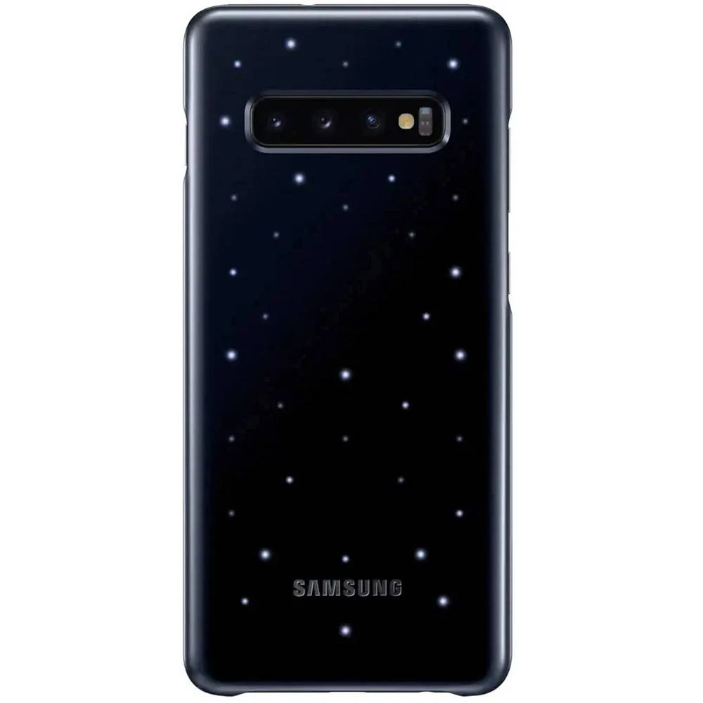 Samsung LED Stražnji poklopac za mobilni telefon Pogodno za: Galaxy S10+ Crna slika