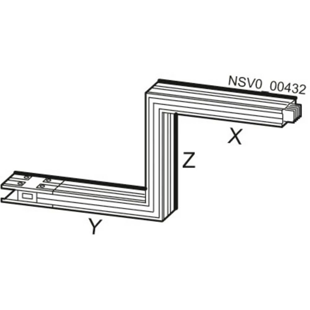 Siemens BVP:261814 kutija za šine aluminij svijetlosiva 205 mm² 400 A slika