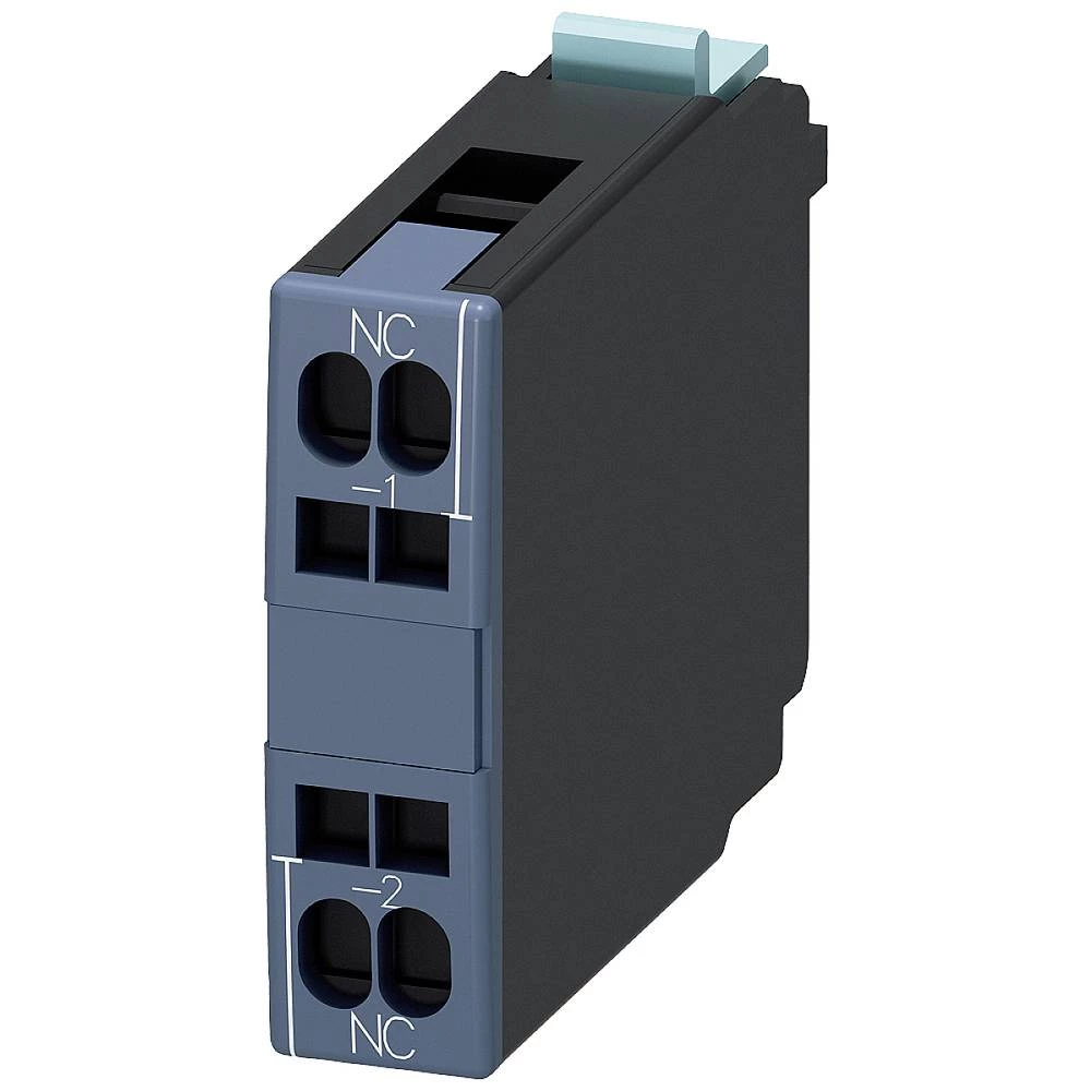 Pomoćni prekidač 1NC, DIN EN50005, CageClamp priključak za kontaktore motora, 1-polni. Siemens 3RH1921-2CA01 pomoćni prekidač         1 St. slika