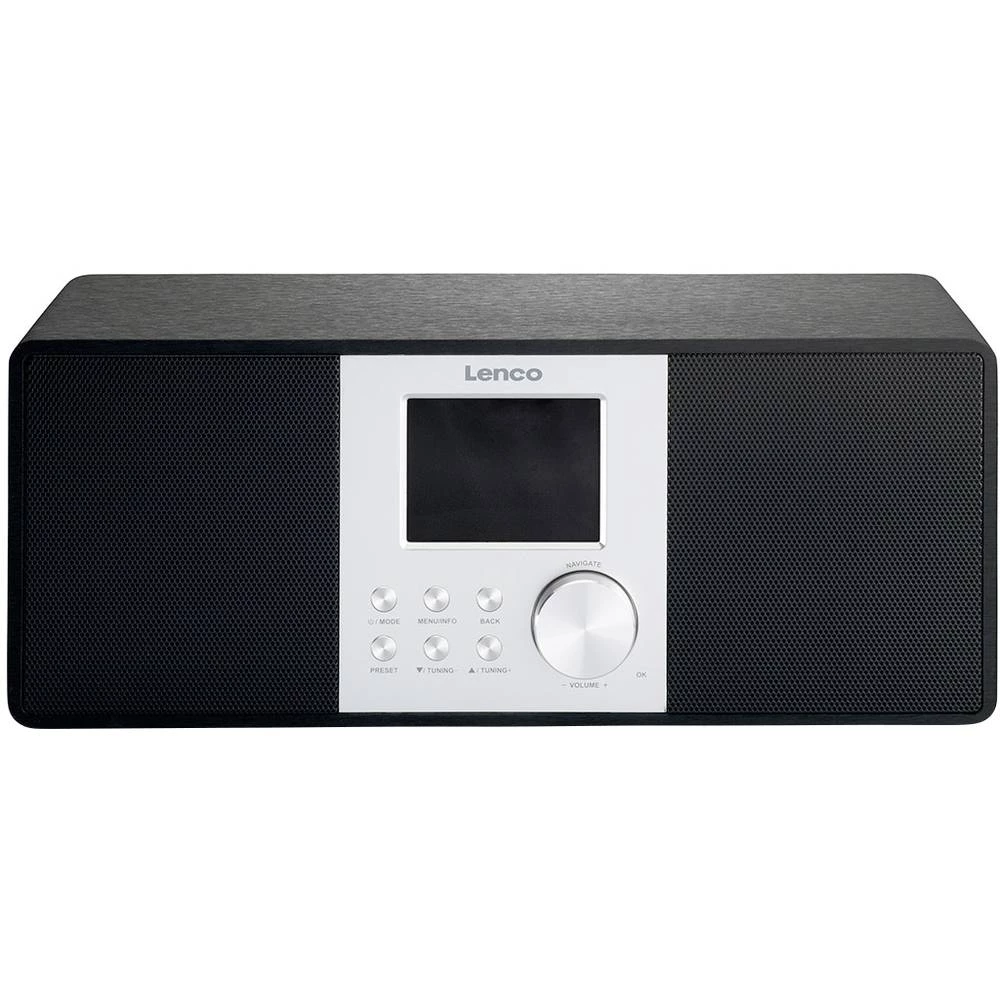 Internet Stolni radio Lenco DIR-200 AUX, DAB+, Internetski radio Podržava DLNA Crna slika