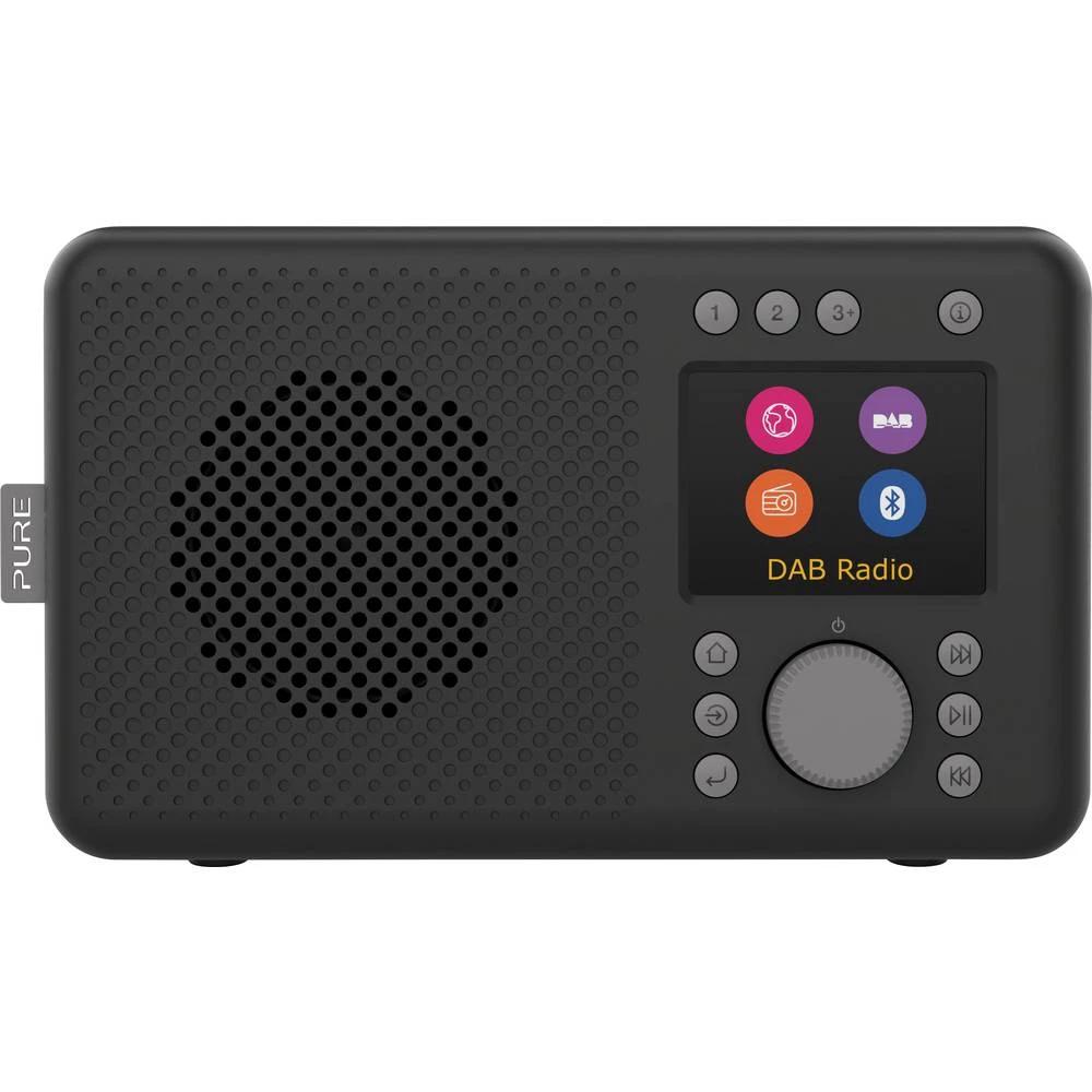 Pure    Elan Connect    internet stolni radio    internet, DAB+ (1012), ukw    aux, Bluetooth, DAB+, internetski radio , ukw, WLAN        funkcija alarma    crna slika