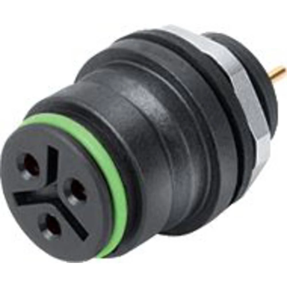 binder 99 9128 090 08-20 utičnica s prirubnicom žženski konektor, ravni Ukupan broj polova: 8 Serija (Okrugli utični kon slika