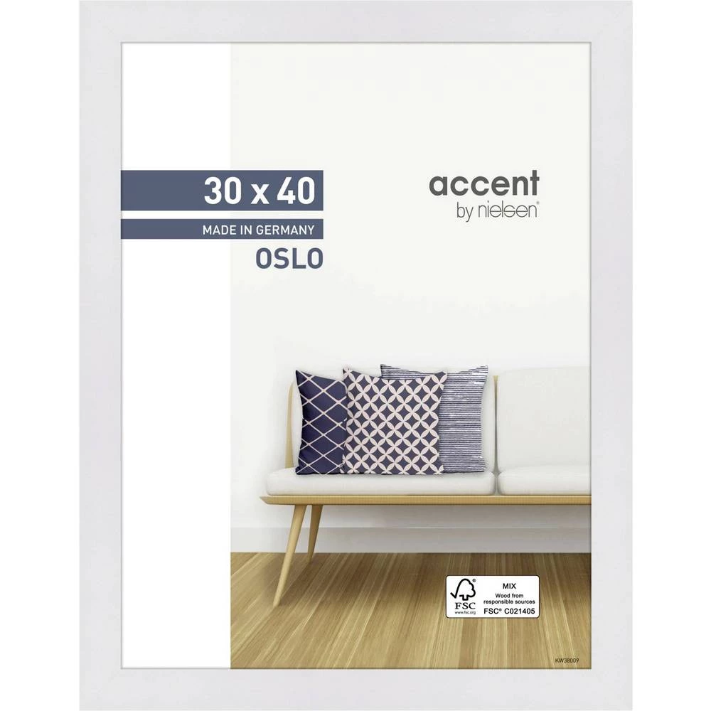 Nielsen Design 299270 izmjenjivi okvir za slike Format papira: 30 x 40 cm bijela slika