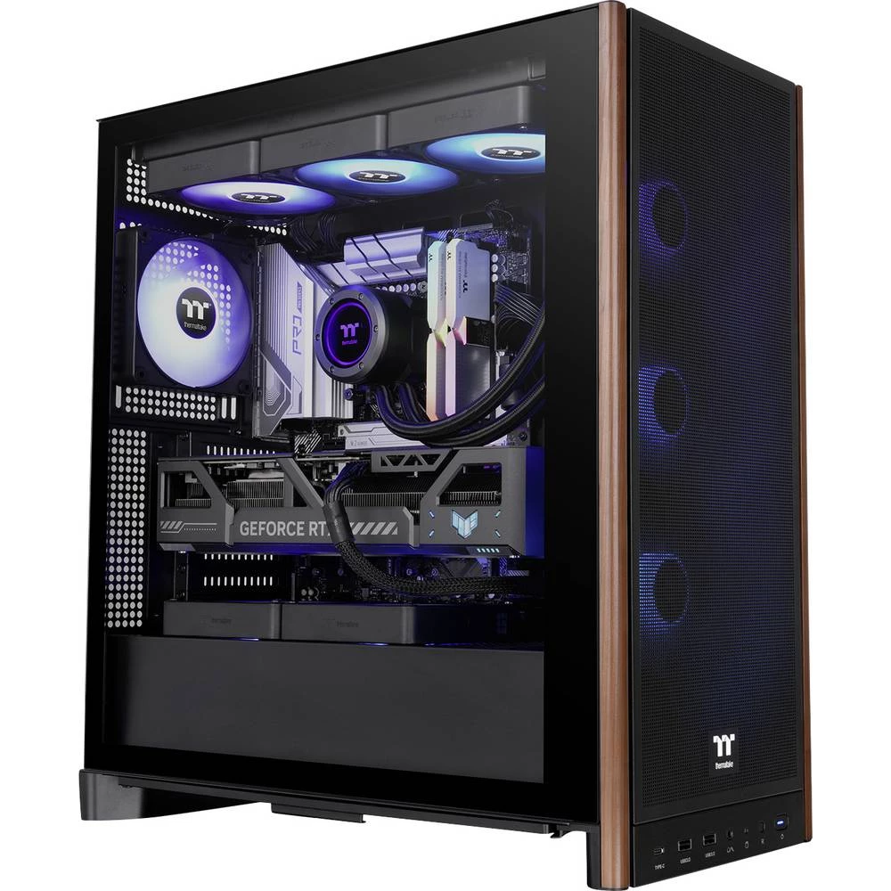 Thermaltake nan midi-tower ATX-kućište crna slika