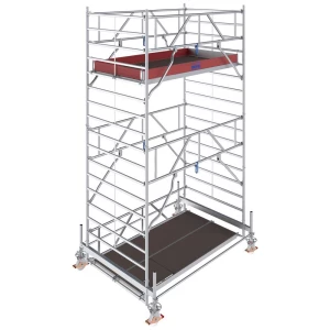 Krause 784025 FahrGerüst aluminij na roli mobilna Radna visina (maks.): 5.50 m srebrna 229 kg slika