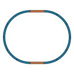 H0 Piko a-pruga 55300 dodatni set 1 Set
