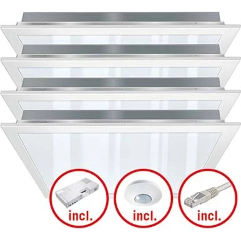 LED svjetlosni set LED LED fiksno ugrađena ESYLUX PNLCEL #EQ10122347 EQ10122347 Bijela slika