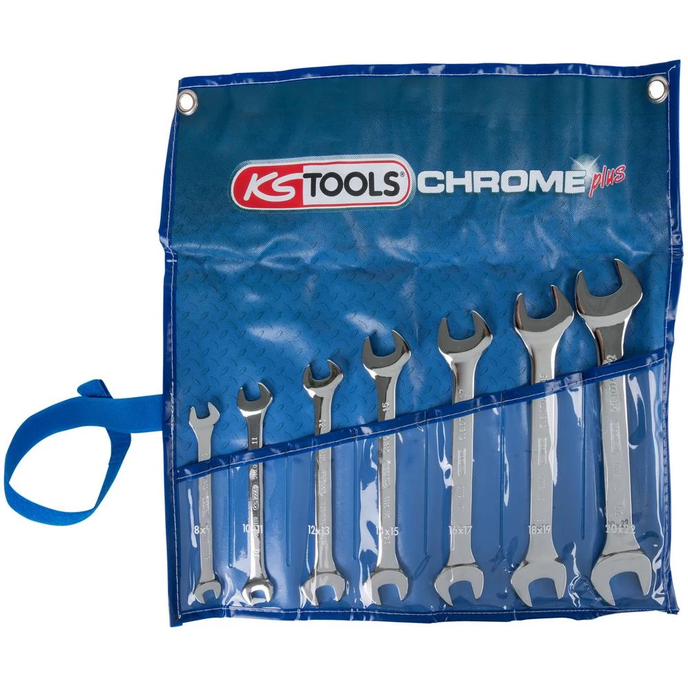 KS Tools 518.0747 518.0747 dupli viličasti ključ set Veličina ključa (metrička) (naslov) 8 - 22 mm slika
