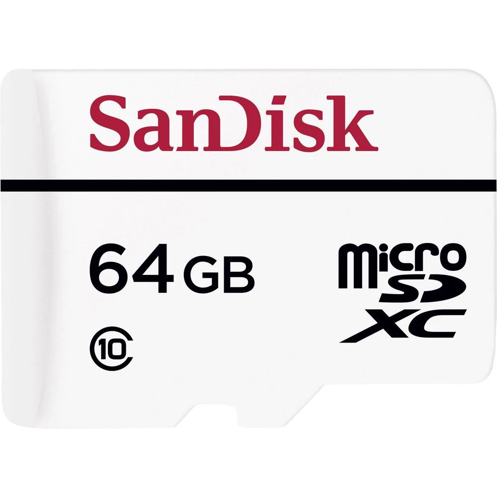 microSDXC kartica 64 GB SanDisk High Endurance Class 10 Uklj. SD-adapter, Optimizirano za rad od 24 sata slika