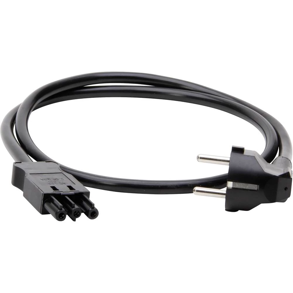 1 komad Kabel za napajanje Crna 1 m Kopp 226401047 slika