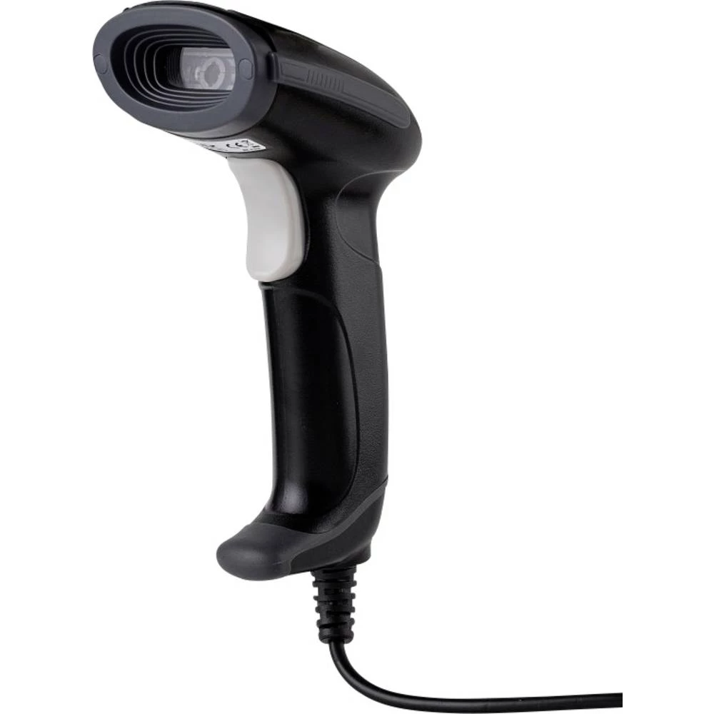 KP2000 bar kod skener ožičeno 1D ccd crna ručni skener s postoljem USB slika