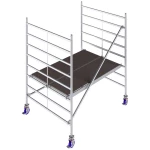 Krause 781017 FahrGerüst aluminij na roli mobilna Radna visina (maks.): 3 m srebrna 72.5 kg