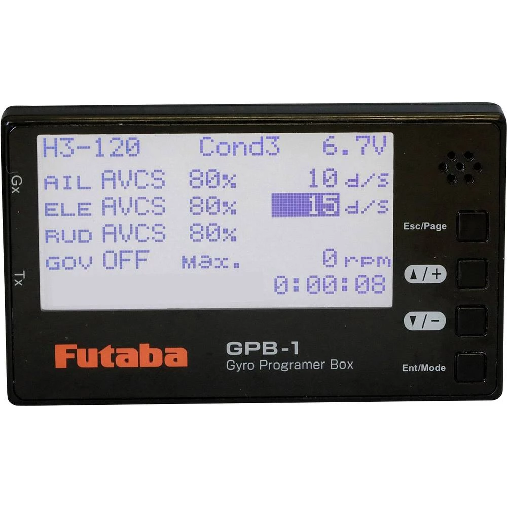 18-kanalni Žiroskopsk za model helikoptera Futaba CGY760R Uklj. prijemnik, Uklj. programska kutija slika