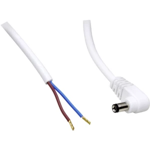 TRU COMPONENTS Niskonaponski priključni kabel Niskonaponski adapter-Slobodan kraj kabela 5.50 mm 2.10 mm 0.50 m 1 ST slika