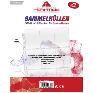 Narukvice za trgovačke kartice DinA4 pakiranje od 20 komada Software Pyramide #####Sammelkarten Hüllen slika