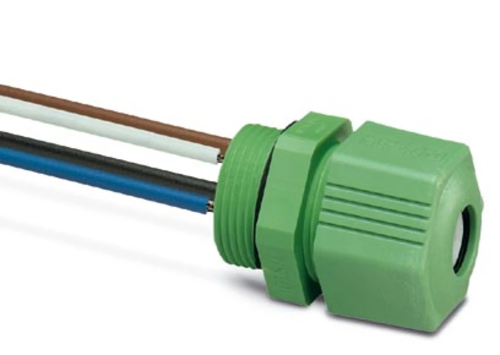 Konektor za provedbu vodova kroz pregradne zidove-QUICKON broj polova: 2 + PE 1640731 Phoenix Contact 10 kom. slika