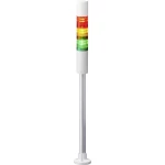 Signalni toranj LED Patlite LR4-302PJBW-RYG 3-bojno, Crvena, Žuta, Zelena 3-bojno, Crvena, Žuta, Zelena Žmigavac, Stalno svjetlo