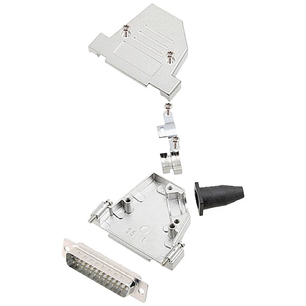 Komplet D-SUB pinskih konektora 45 ° Broj polova: 37 Lemni kup encitech DTSL37-SJSRG-S-DMP-W-K 1 ST slika