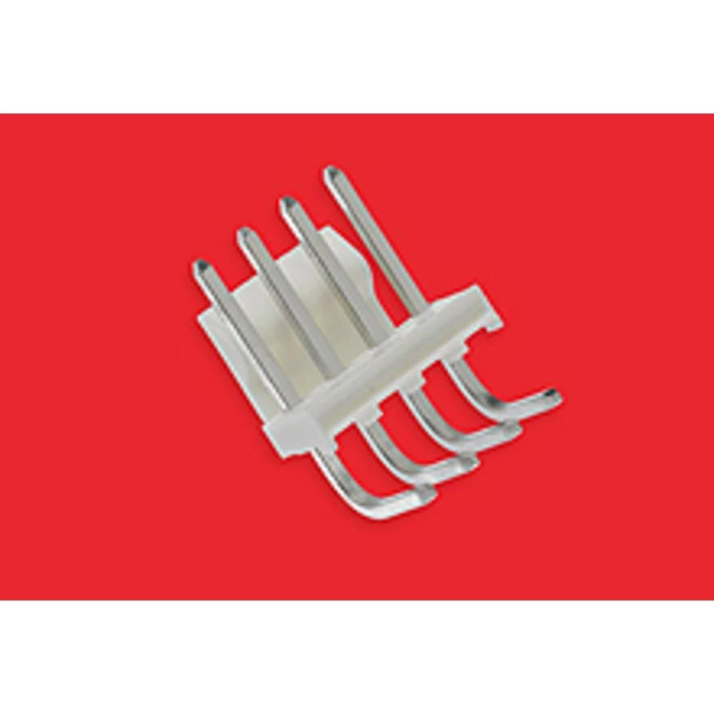 Molex ugradna standardna letva s muškim kontaktima  Ukupan broj polova 3 Raster: 3.96 mm 26605030 1 St. Bag Molex 26605030 KK 396 Header, Right-Angle with Friction Lock, 3 Circuits, Tin (Sn)  slika