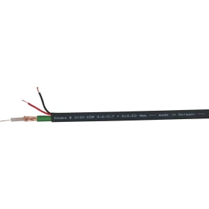 Višežilno kabel KOM0,6/3,7A 2 x 0.50 mm² Crna Bedea 31000900 Roba na metre slika