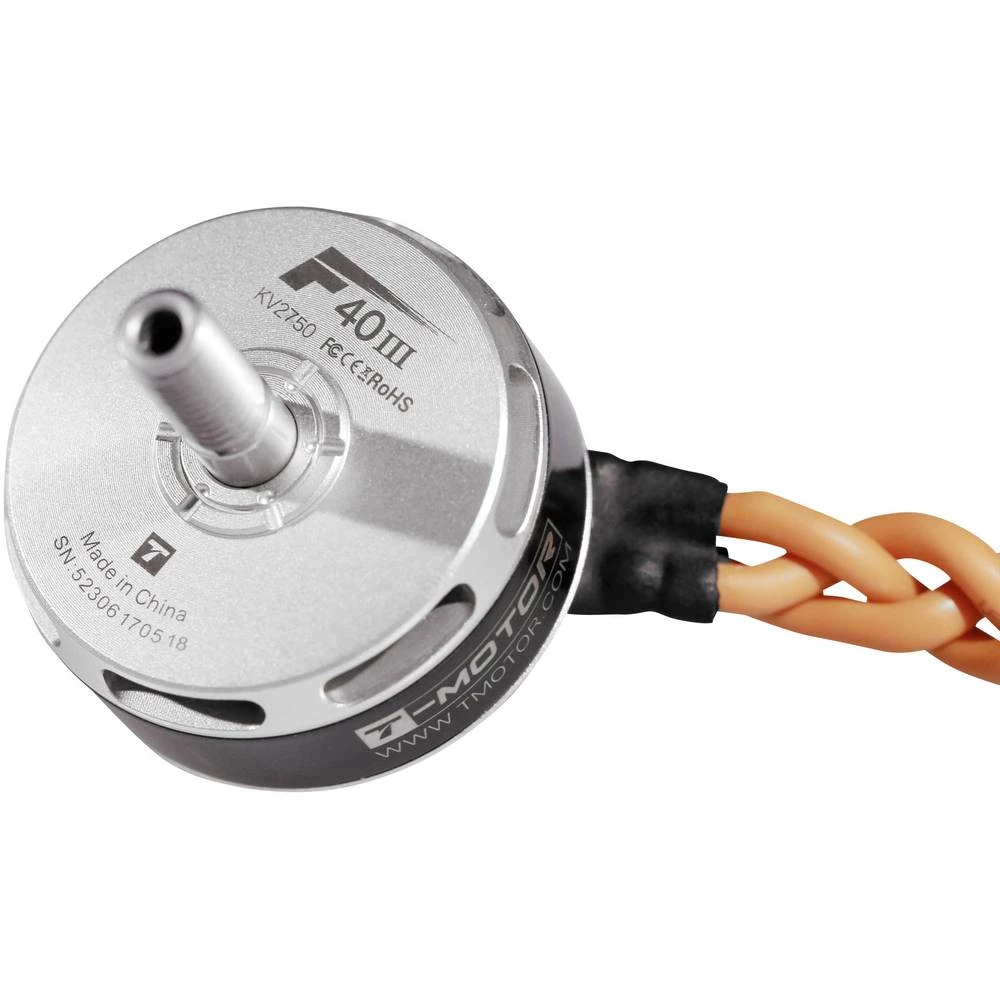 Beskontaktni istosmjerni elektromotor za trkaći kopter F40III Tiger Motor kV (U/min po voltu): 2750 slika