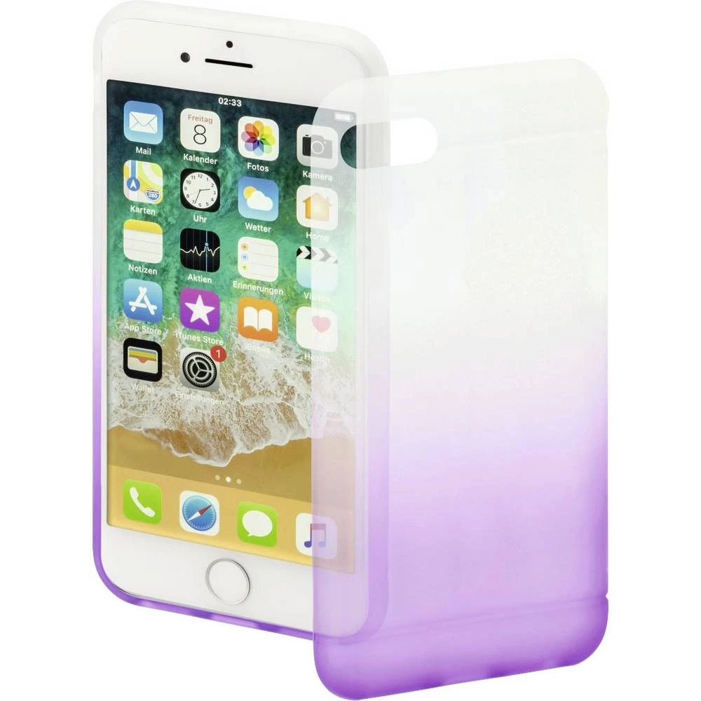 Hama Colorful etui Apple iPhone 7, iPhone 8, null ljubičasta, prozirna slika