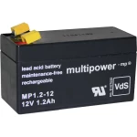 Olovni akumulator 12 V 1.2 Ah multipower PB-12-1,2-4,8 MP1,2-12 Olovno-koprenasti (Š x V x d) 97 x 59 x 43 mm Plosnati priključa