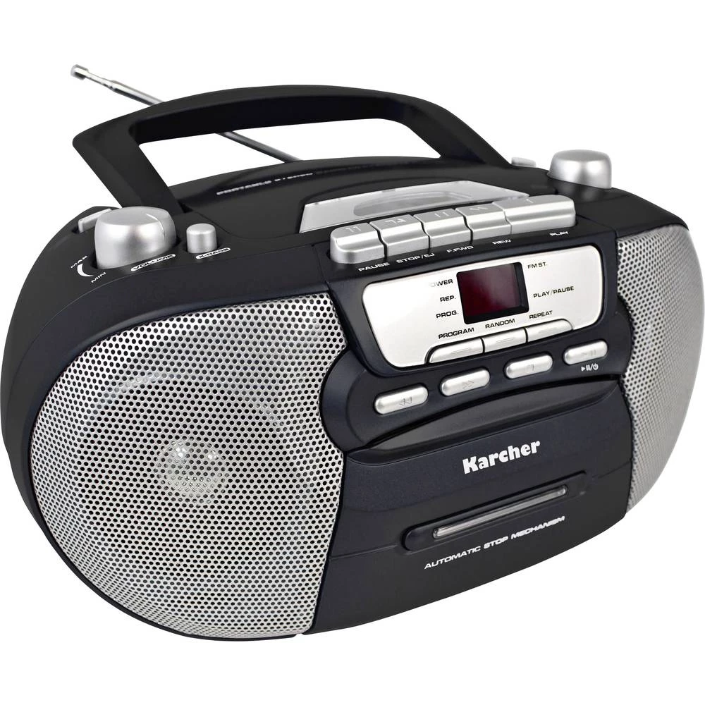 UKW CD radio Karcher 5040-B Oberon AUX, CD, UKW Crna slika