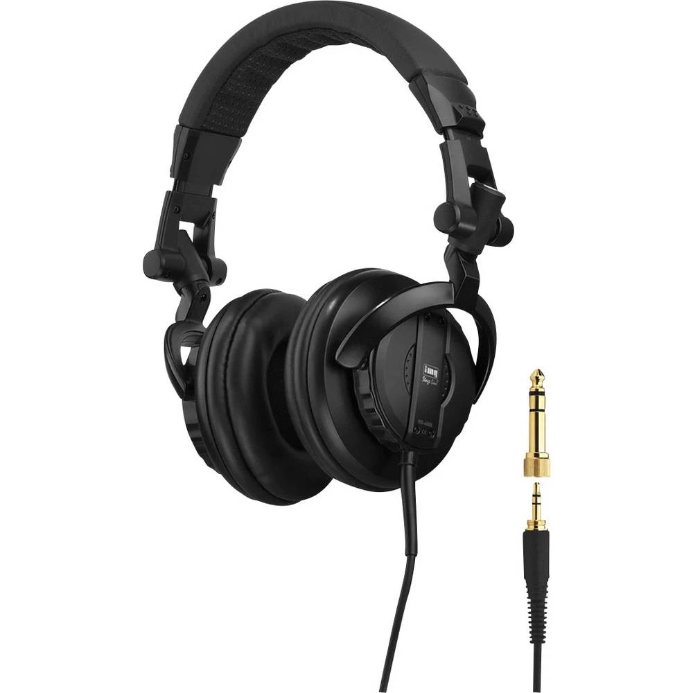 DJ Naglavne slušalice IMG STAGELINE MD-6000 Preko ušiju Sklopive Crna slika