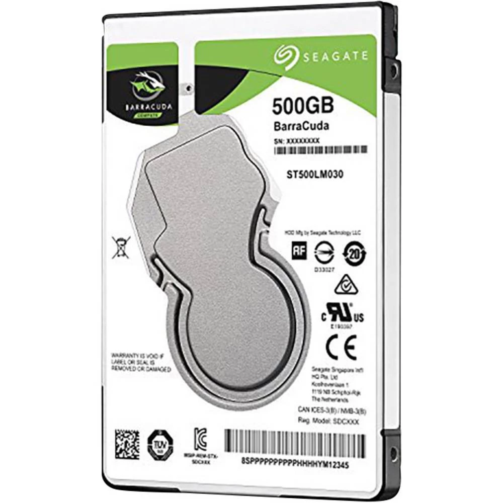 Unutarnji tvrdi disk 6.35 cm (2.5 ") (recertificiran) 500 GB Seagate BarraCuda Bulk ST500LM030-FR SATA III slika